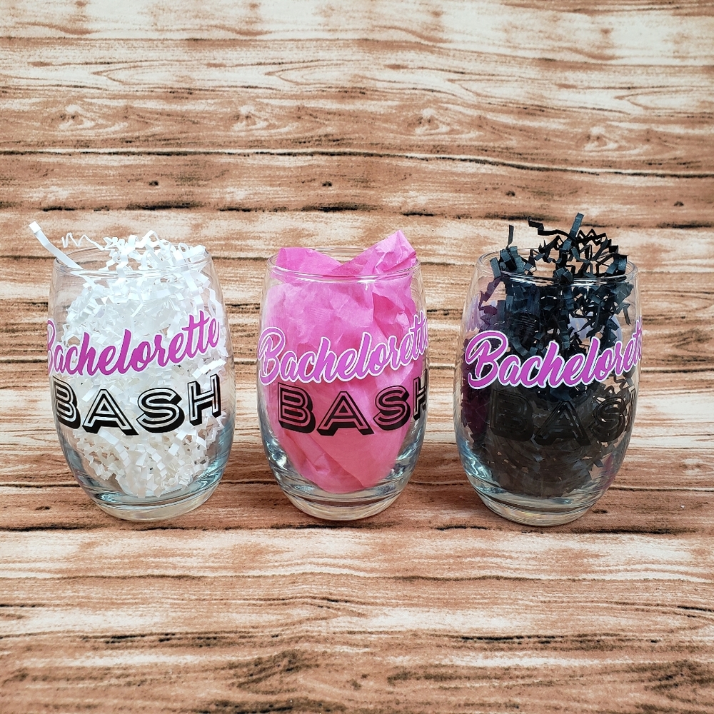 4 for $8 Bachelorette Bash Glasses